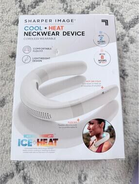 NIB Sharper Image cool & heat neckware device
